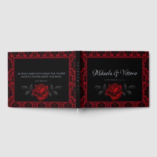 ダークゴシックバラ結婚ズ ゲストブック (全面)