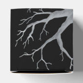 ダークゴシックフォレストパーソナライズされた結婚式の引き出物ボックス フェイバーボックス (上部)