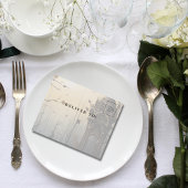 ダークゴシックフォレストフローラQRコード写真 オールインワン招待状