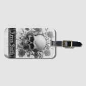 ダークゴシックフローラバラスカル ラゲッジタグ (正面横)