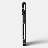 ダークゴシックブラック&グレーフィリグラーメダリオン Case-Mate iPhoneケース (裏面 / 左)