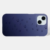 ダークゴシックメロディグラデーション：音符電話ケース Case-Mate iPhoneケース (裏面 (横))