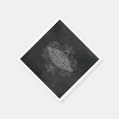 ダークゴシック様式マカバー装飾ハローウィンパーティ スタンダードカクテルナプキン (角)