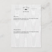 ダークゴシック白黒スカルカップルハート詳細 エンクロージャーカード (裏面)