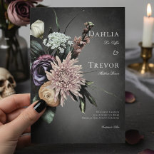 ダークゴシック神秘的にミュートされたぼやけフローラ結婚の