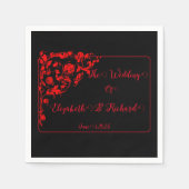 ダークゴシック結婚ズ スタンダードカクテルナプキン (正面)