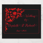 ダークゴシック結婚ズ スパークリングワインラベル (シングルラベル)