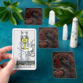 ダークゴシック美しい赤いバラ黒いカラスの鳥 トランプ (インサイチュ)