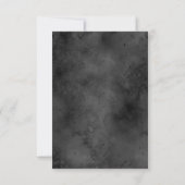 ダークゴシック黒水色ガ結婚ス セーブザデート (裏面)