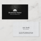 ダークゴルフのゴルフボモダンールインストラクター 名刺 (正面/裏面)