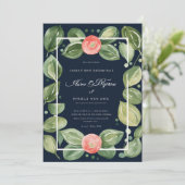 ダークゴーアッシュ水玉模様ペペロミア結婚植物 招待状 (スタンド正面)