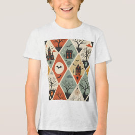 ダークゴースト柄 トライブレンドＴシャツ