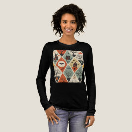 ダークゴースト柄 トライブレンドＴシャツ
