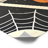 ダークゴースト柄 ポスター (角)