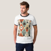 ダークゴースト柄 Tシャツ (正面フル)