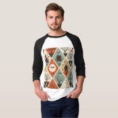 ダークゴースト柄 Tシャツ (正面フル)