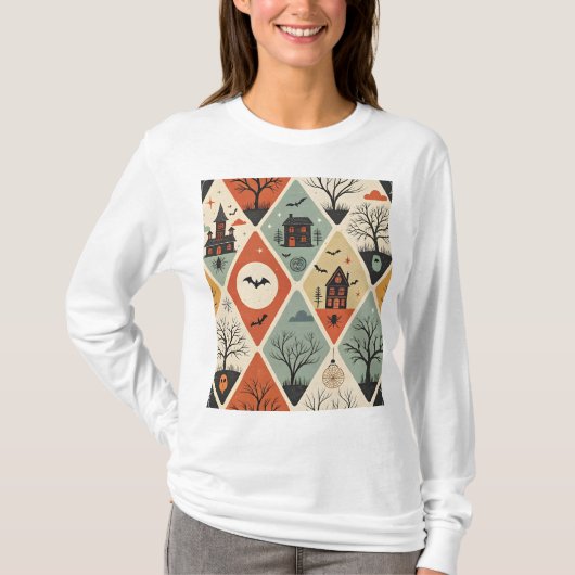 ダークゴースト柄 Tシャツ (正面)