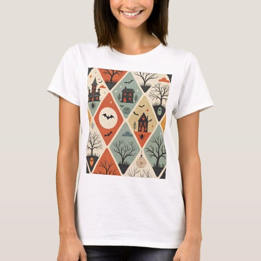 ダークゴースト柄 Tシャツ (正面)
