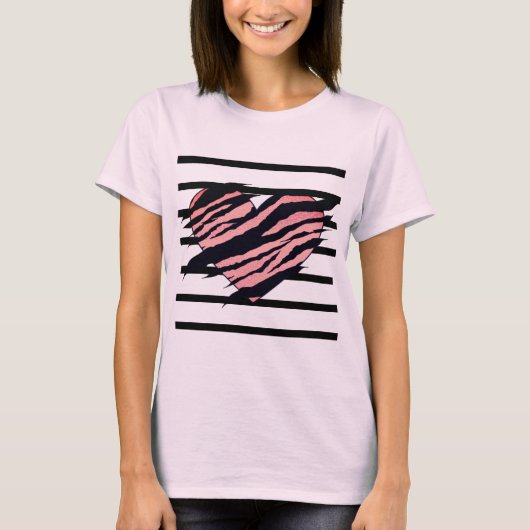 ダークサイドアニマルプリント Tシャツ (正面)