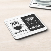 ダークサイドコーヒー | コースターはっきりしたセット コースター (左側)