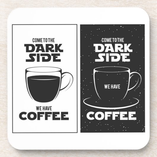 ダークサイドコーヒー | コースターはっきりしたセット コースター (正面)