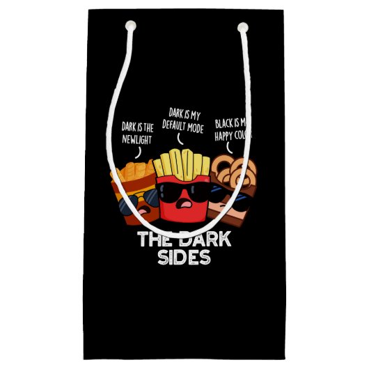 ダークサイド高速おもしろい食パンDark BG スモールペーパーバッグ (正面)