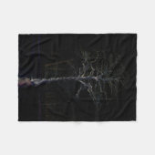 ダークサイド3 fbcnm フリースブランケット (正面(横))