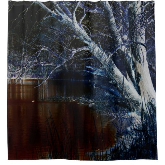 ダークサイド7の画面 シャワーカーテン (正面)