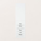 ダークサイド – シュール黒馬と月 名刺 (内部フラット)