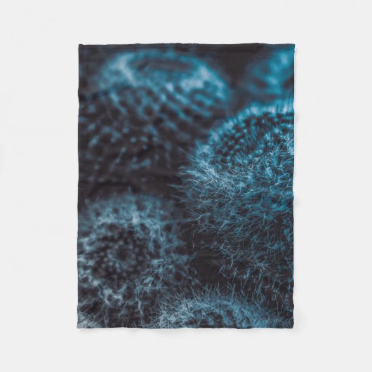 ダークサボテン フリースブランケット (正面)