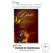 ダークサマーエレガントサンセットフローラ詳細 エンクロージャーカード