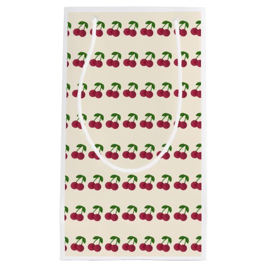 ダークサマータイムさくらんぼ スモールペーパーバッグ (正面)