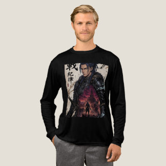 ダークサムライ ファンタジー戦士 グラフィックTシャツ トライブレンドTシャツ