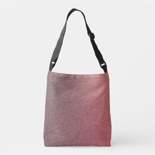 ダークサンゴ勾配グリッタークロス体バッグ クロスボディバッグ (裏面)