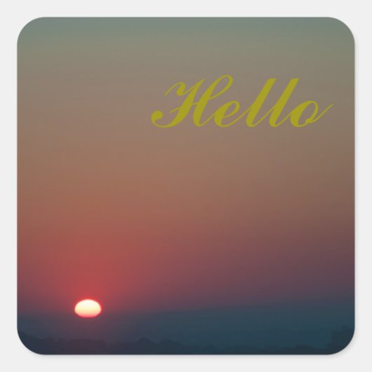 ダークサンライズ スクエアシール (正面)