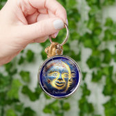 ダークサン顔/ムーン顔 キーホルダー (手)