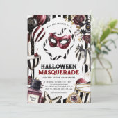 ダークサーカスのハロウィンマスカレードパーティー 招待状 (スタンド正面)