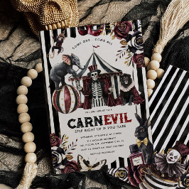 ダークサーカスCARN-EVILハロウィンパーティー 招待状