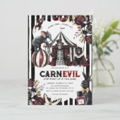 ダークサーカスCARN-EVILハロウィンパーティー 招待状 (スタンド正面)