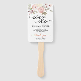 ダークサーモンフローラエレガントなウェディングプロモダングラム ハンドファン