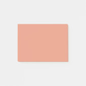 ダークサーモン無地のカラー ポストイット (正面)