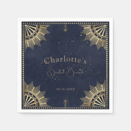 ダークシアルサンアンドムーンブライダルブルンチシャワー スタンダードカクテルナプキン