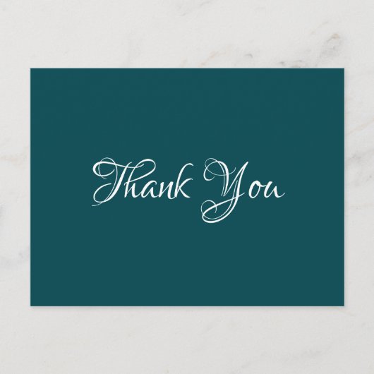 ダークシアンシックイベント結婚ズギフトバジェットありがとう ポストカード (正面)