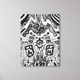 ダークシェードのフレーズ キャンバスプリント