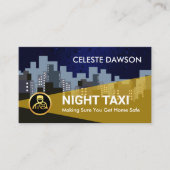 ダークシティシルエットナイトタクシー 名刺 (正面)