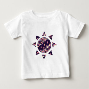 ダークシティトワイライトハニカムとダイヤモンドサン ベビーTシャツ
