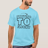 ダークシャツを飛ばす Tシャツ (正面)