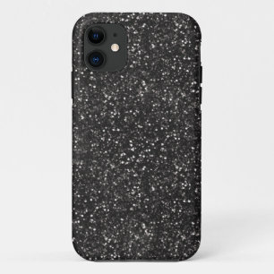 ダークシルバーグスタイリッシュレーグリッター iPhone 11 ケース