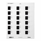 ダークシルバー ラベル (フルシート)