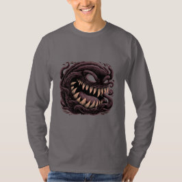 ダークシンビオートエイリアンモンスタロングスリーブ Tシャツ